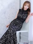 画像34: Lサイズあり【UNA VALERIE / ウナヴァレリェ】総レース/ ハイネック/ ノースリーブ/ マーメイド/ ロングドレス/ キャバドレス[OF05] (34)