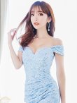 ブルー モデル：杉山佳那恵　身長：158cm:8号(Sサイズ)
