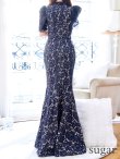 画像36: Lサイズあり【UNA VALERIE / ウナヴァレリェ】  総レース/ バストカットアウト/ 袖あり/ 半袖/ マーメイド/ ロングドレス/ キャバドレス long[OF05] (36)