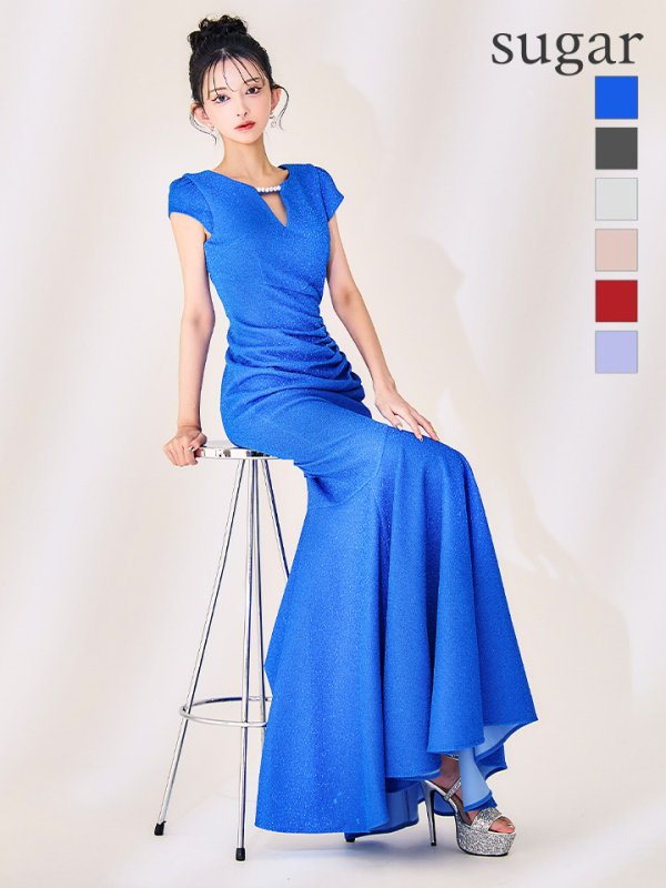 ペリーブルー モデル:まおちゃる 身長:158cm 着用サイズ:8号(Sサイズ)