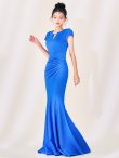 ペリーブルー モデル：まおちゃる　身長：158cm　着用サイズ：8号(Sサイズ)