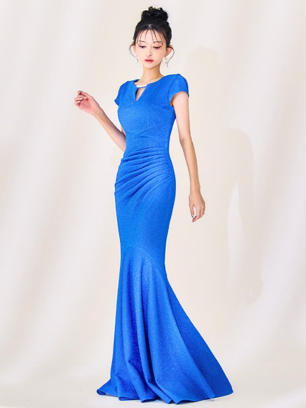 ペリーブルー モデル:まおちゃる 身長:158cm 着用サイズ:8号(Sサイズ)