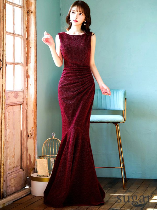 ブラックバーガンディ モデル：ゆめ　身長：160cm:8号(Sサイズ)