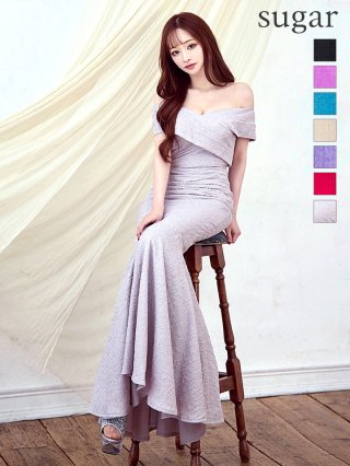 ロングドレス：グレー(灰)｜キャバドレス・ミニドレス通販はsugar