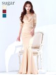 シャンパン　モデル：真優川咲　身長：158cm　着用サイズ：8号(Sサイズ)