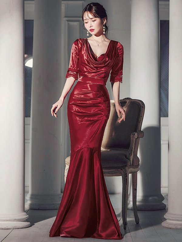 ワイン　モデル：ゆめ　身長：160cm　着用サイズ：8号(Sサイズ)