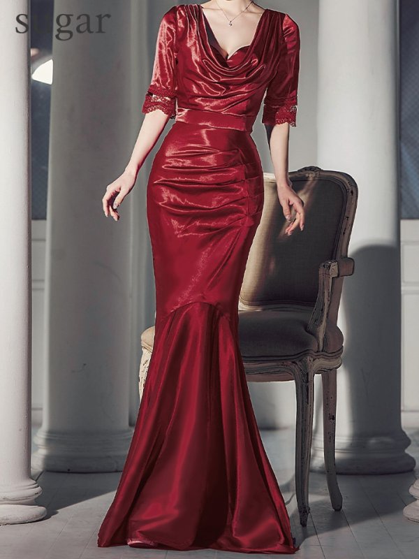 ワイン　モデル：ゆめ　身長：160cm　着用サイズ：8号(Sサイズ)