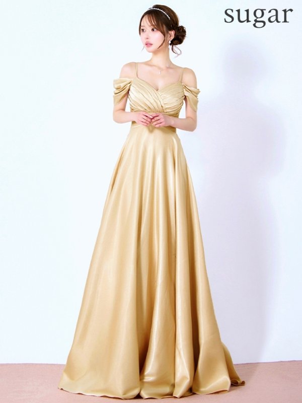 シャンパン モデル：ゆめ　身長：160cm　着用サイズ：8号(Sサイズ)