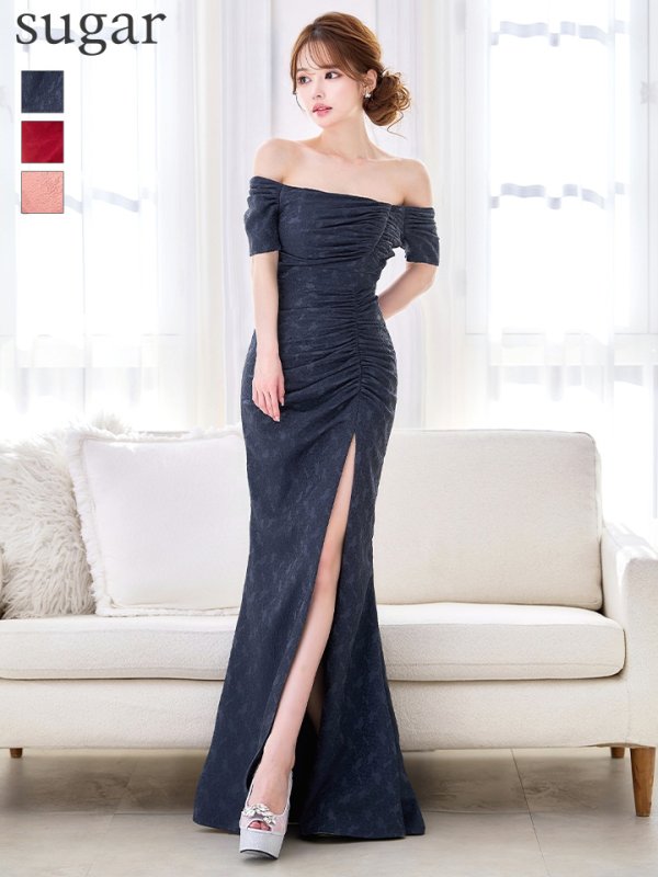 ネイビー モデル：ゆめ　身長：160cm　着用サイズ：8号(Sサイズ)