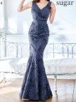 ダークブルー　モデル：真優川咲　身長：158cm　着用サイズ：8号(Sサイズ)め　身長：160cm　着用サイズ：8号(Sサイズ)