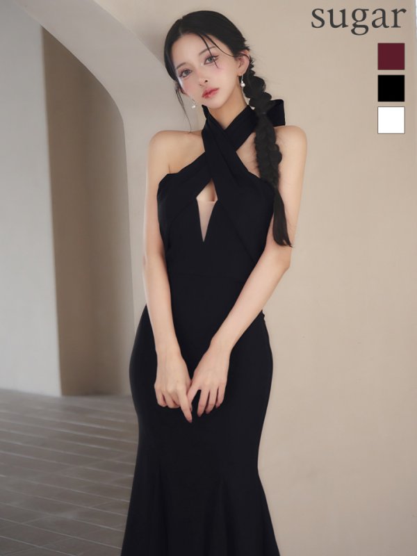 ブラック モデル：まおちゃる　身長：158cm　着用サイズ：Sサイズ