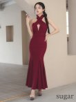 ワインレッド モデル：まおちゃる　身長：158cm　着用サイズ：Sサイズ