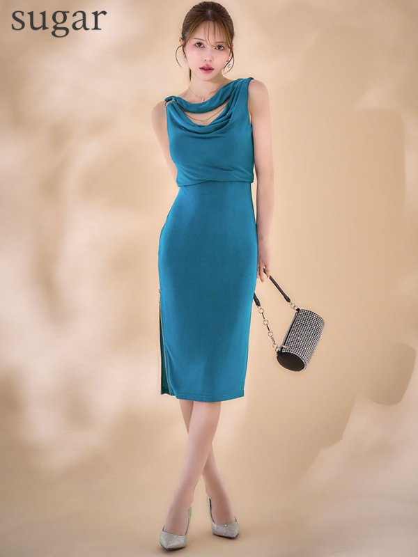 ブルー　モデル：ゆめ　身長：160cm　着用サイズ：Sサイズ