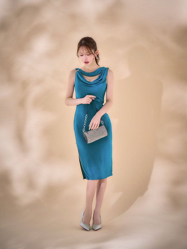 ブルー　モデル：ゆめ　身長：160cm　着用サイズ：Sサイズ