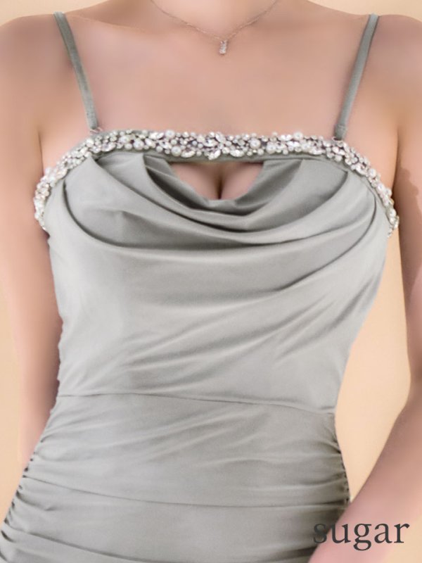 グレー　モデル：ゆめ　身長：160cm　着用サイズ：Mサイズ