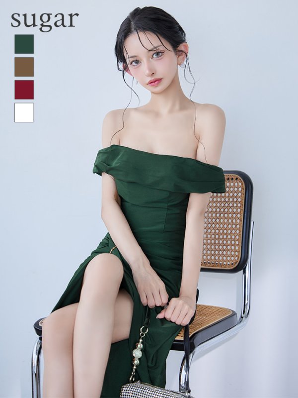 グリーン モデル：ゆめ　身長：162cm　着用サイズ：XSサイズ