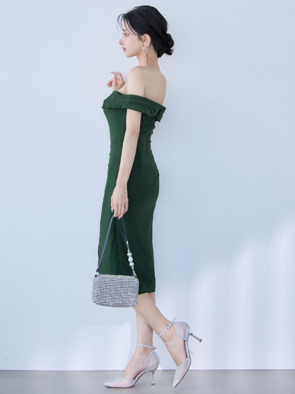 グリーン モデル：ゆめ　身長：162cm　着用サイズ：XSサイズ