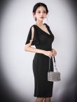 ブラック　モデル：まおちゃる　身長：158cm　着用サイズ：XSサイズ