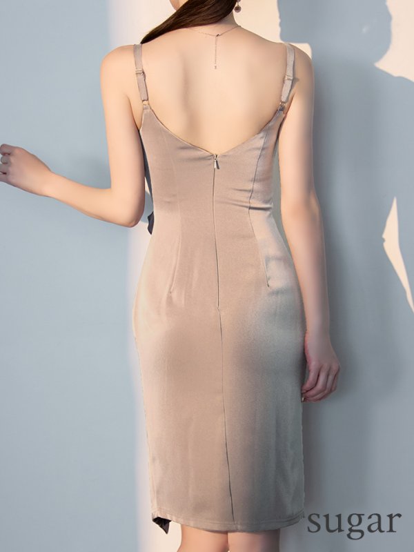 ベージュ モデル：ゆめ　身長：160cm　着用サイズ：Sサイズ