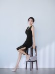 ブラック モデル：まおちゃる　身長：158cm　着用サイズ：XSサイズ