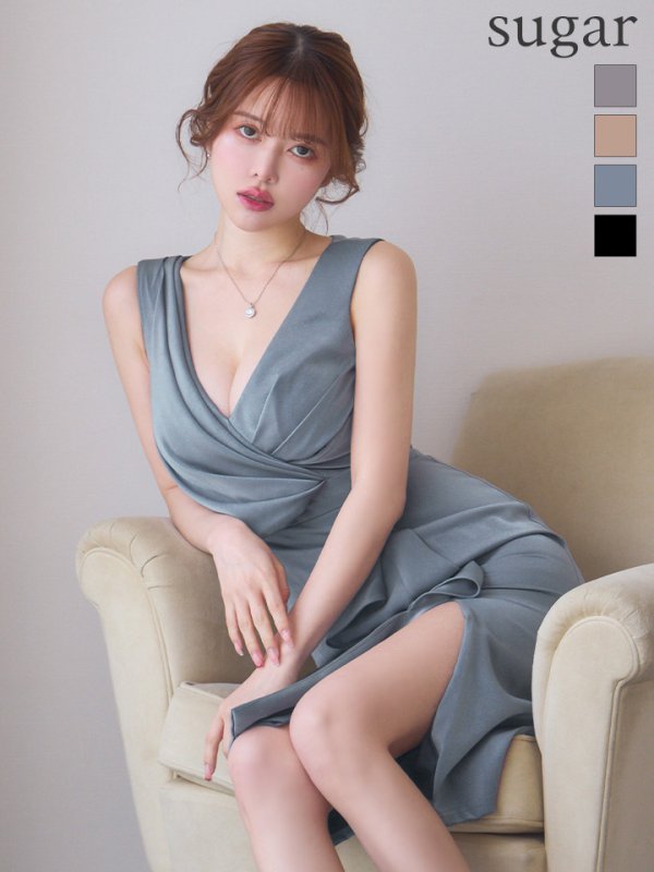 ブルー モデル：ゆめ　身長：160cm　着用サイズ：Sサイズ