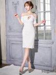 ホワイト　モデル：ゆめ　身長：160cm　着用サイズ：Sサイズ
