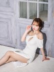 ホワイト　モデル：ゆめ　身長：160cm　着用サイズ：Sサイズ