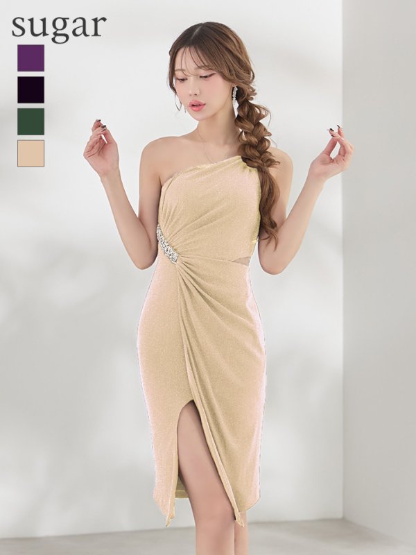 ベージュ　モデル：るりぴ　身長：165cm　着用サイズ：Sサイズ