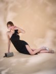 ブラック モデル：ゆめ　身長：160cm　着用サイズ：XSサイズ