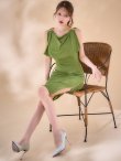 グリーン　モデル：ゆめ　身長：160cm　着用サイズ：Sサイズ