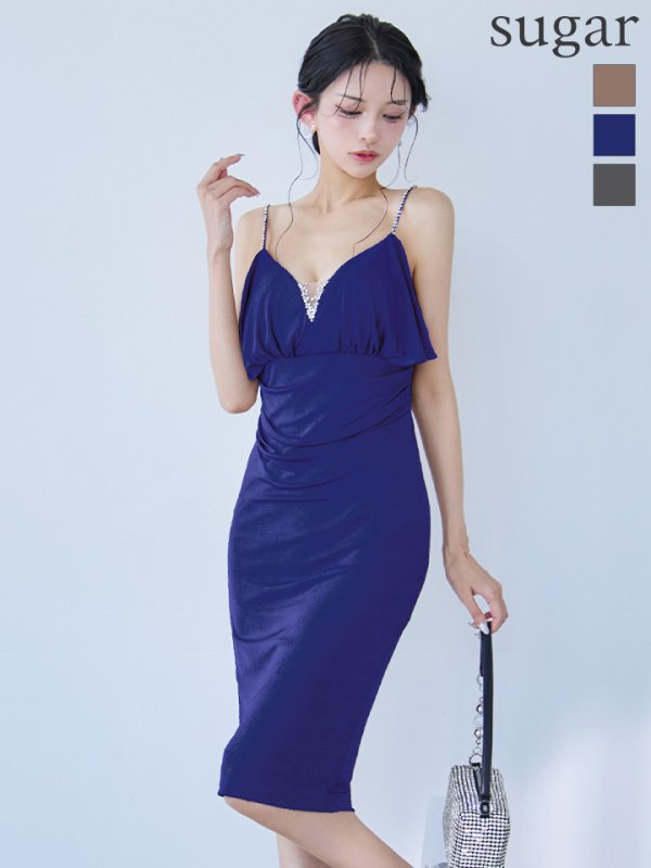 ロイヤルブルー モデル：まおちゃる　身長：158cm　着用サイズ：XSサイズ