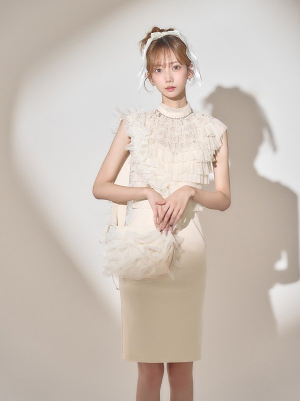 アイボリー　モデル：あすか　身長：170cm　着用サイズ：Sサイズ