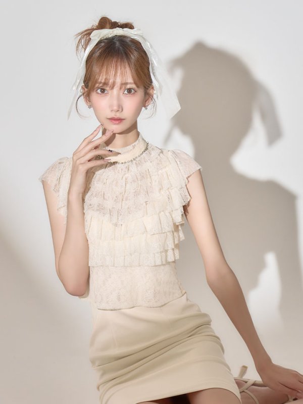 アイボリー　モデル：あすか　身長：170cm　着用サイズ：Sサイズ