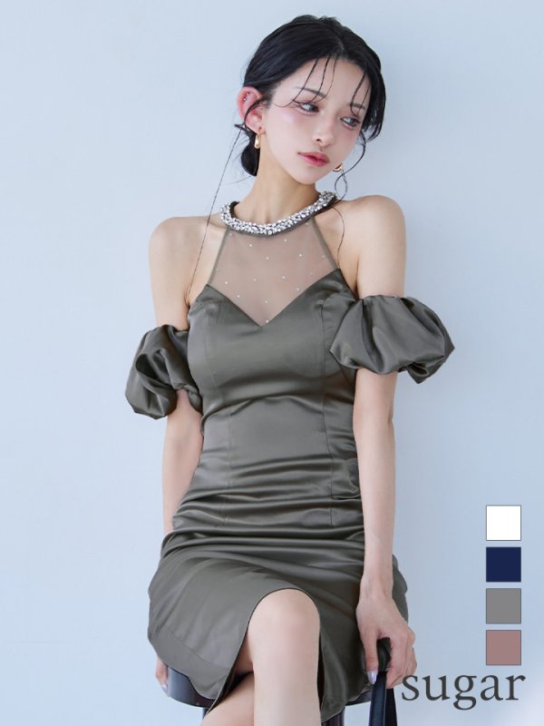 グレー　モデル：まおちゃる　身長：158cm　着用サイズ：XSサイズ