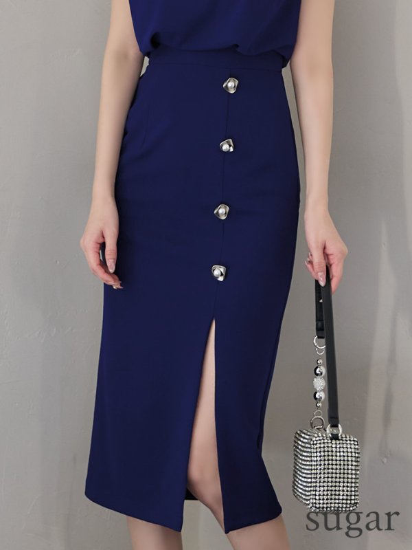 ネイビー　モデル：ゆめ　身長：160cm　着用サイズ：Sサイズ