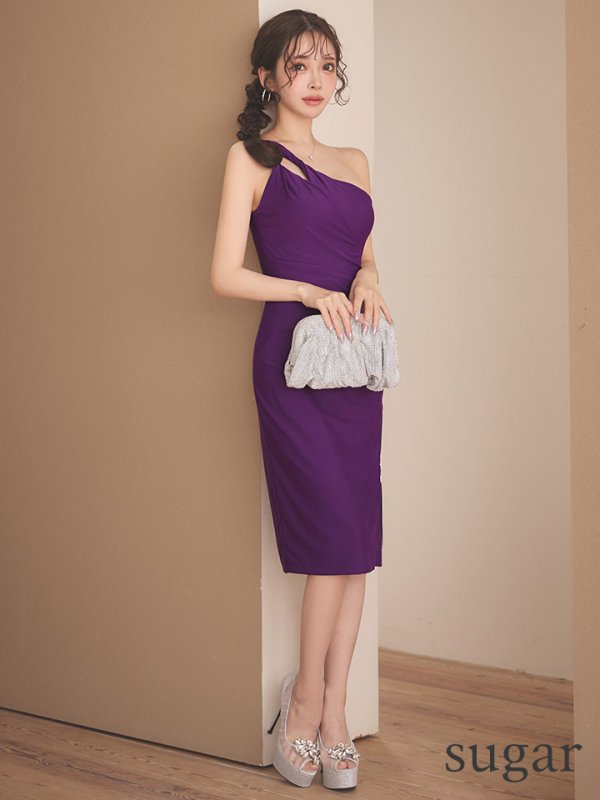 パープル　モデル：朝陽凪　身長：156cm　着用サイズ：XSサイズ