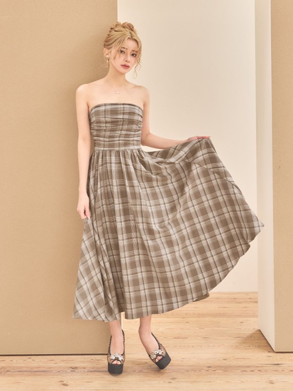 ベージュ　モデル：ふぶき　身長：161cm　着用サイズ：Sサイズ