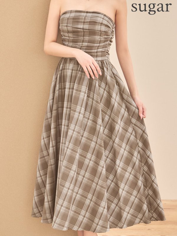 ベージュ　モデル：ふぶき　身長：161cm　着用サイズ：Sサイズ