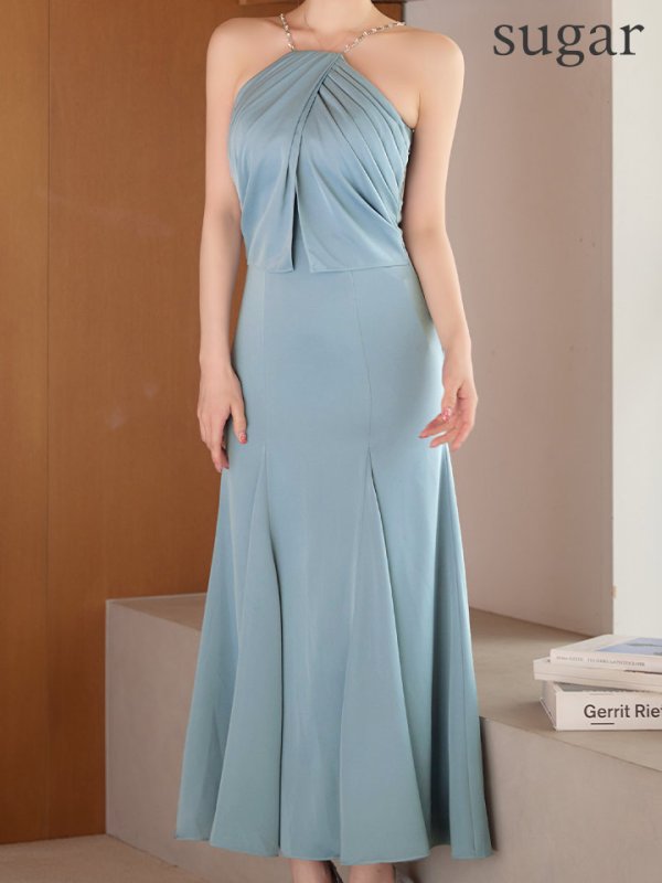 ブルー　モデル：ゆめ　身長：160cm　着用サイズ：XSサイズ