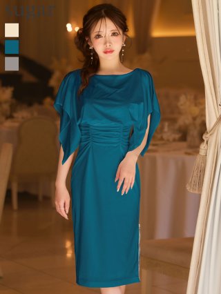 sugarドレスVeauttブルーSサイズ¥30,580→¥18,580 Veautt (ヴュート) 】ブルー(青)ドレス｜キャバドレス・ミニドレス通販