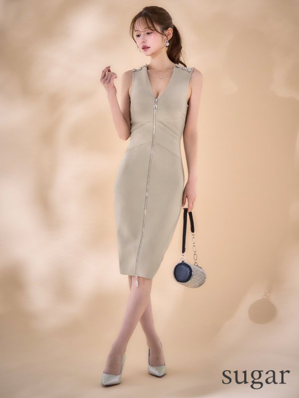 モカベージュ　モデル：ゆめ　身長：160cm　着用サイズ：Sサイズ