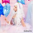 画像3: 【ハロウィンコスプレ/小物】ホワイトフルウィッグ【フリーサイズ/1カラー】[HC02] W001231 (3)