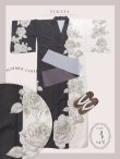 画像19: 【Riuコラボ】【予約 / 6月下旬発送予定】ツートンカラーローズ浴衣 OBI-hira-100-ok-5-GYxSV / HIMO-900-yn-4-GYxGY / YA-951-kn-W / YA-1011-kj-BR  / GETA-01-kj-3-IV [y/YMT] (19)