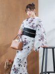 画像17: 【即日発送】ニュアンスモノトーンフラワー浴衣 OBI-siwa-200-kj-1-B / HIMO-900-yn-4-GYxGY / HEKO-800-sb-5-WH / YA-73-kn-GY / GETA-01-kj-3-IV/ [YMT] (17)