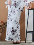 画像21: 【即日発送】ニュアンスモノトーンフラワー浴衣 OBI-siwa-200-kj-1-B / HIMO-900-yn-4-GYxGY / HEKO-800-sb-5-WH / YA-73-kn-GY / GETA-01-kj-3-IV/ [YMT] (21)