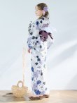 画像15: 【即日発送】パープルフラワー浴衣 OBI-hira-100-ok-8-PLxLPL / HIMO-902-kj-4-PL / HEKO-800-sb-5-WH / YA-80-kn-PL / GETA-02-ok-6-PL/ [YMT] (15)