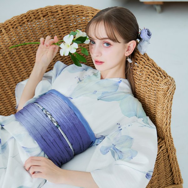 画像6: 【即日発送】【浴衣小物】フラワーチュールリボンパールコサージュ【1カラー】[YMT] (6)