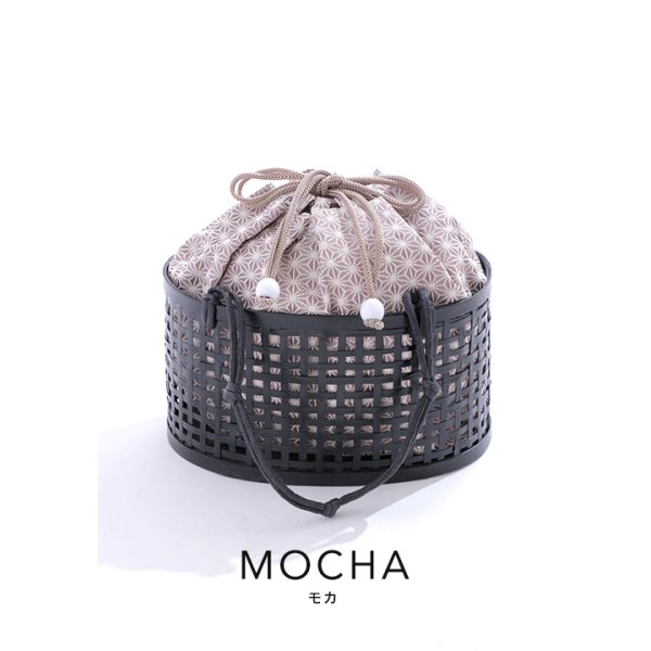 画像5: 麻の葉模様カゴバッグ[YMT] (5)