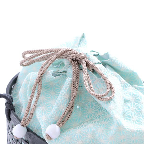 画像7: 麻の葉模様カゴバッグ[YMT] (7)