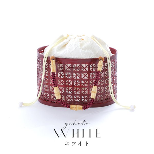 画像4: 竹編み丸型カゴバッグ[HC02] (4)